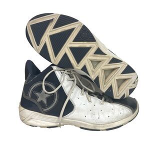 Converse Wade Team Mid-Men's Sz 12-Denim Blue & White-Basketball Shoes- 1H 08 08